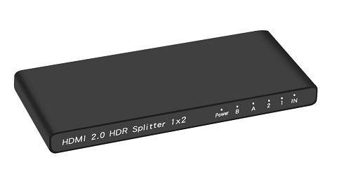 Splitter HDMI 1x2, 18G HDMI 2.0 4K2K@60Hz con Downscaling-0