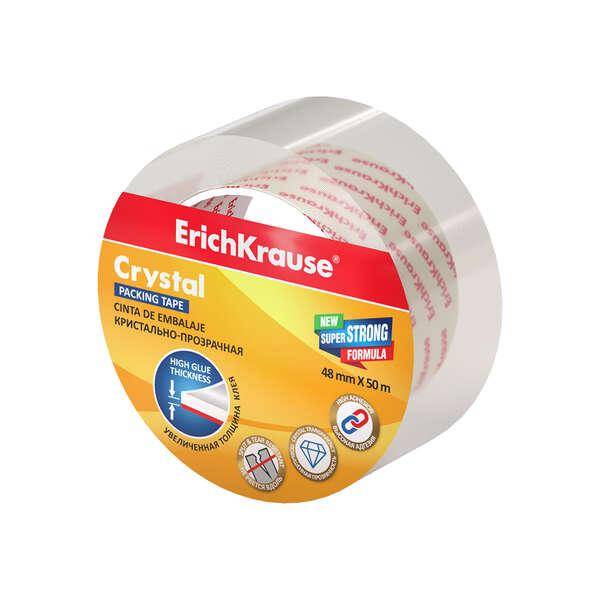 Nastro sigillante in cristallo Erichkrause 48mmx50m - Resistente e durabile - Trasparente-0