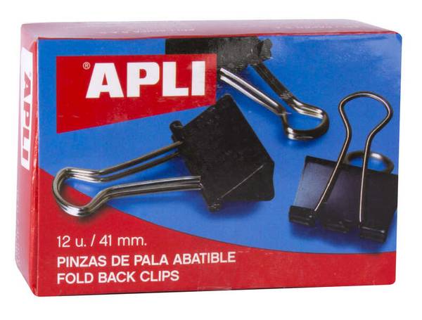 Applicazioni pieghevoli pinzette 20x41mm - clip in vetro temperato scuro