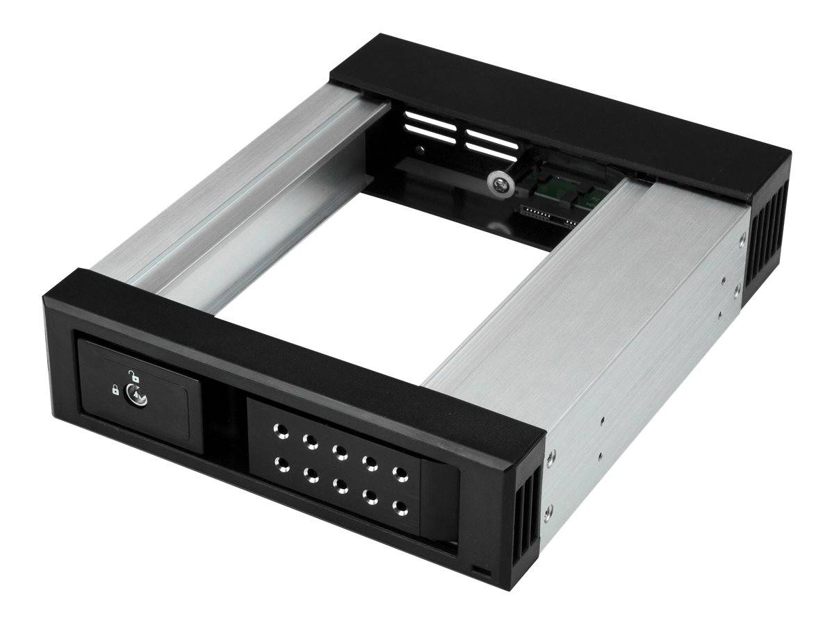 StarTech.com Modulo Hot Swap per Disco Rigido da 5,25 a 3,25 - per Dischi SATA/SAS da 3,5 - Trayless - Allumunio (5.25 T-3