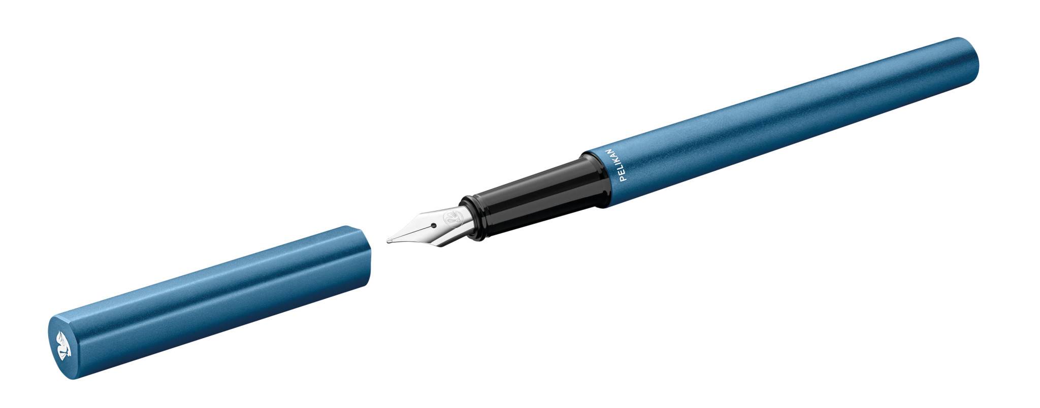 Penna stilografica Pelikan Ineo Petrolio-2
