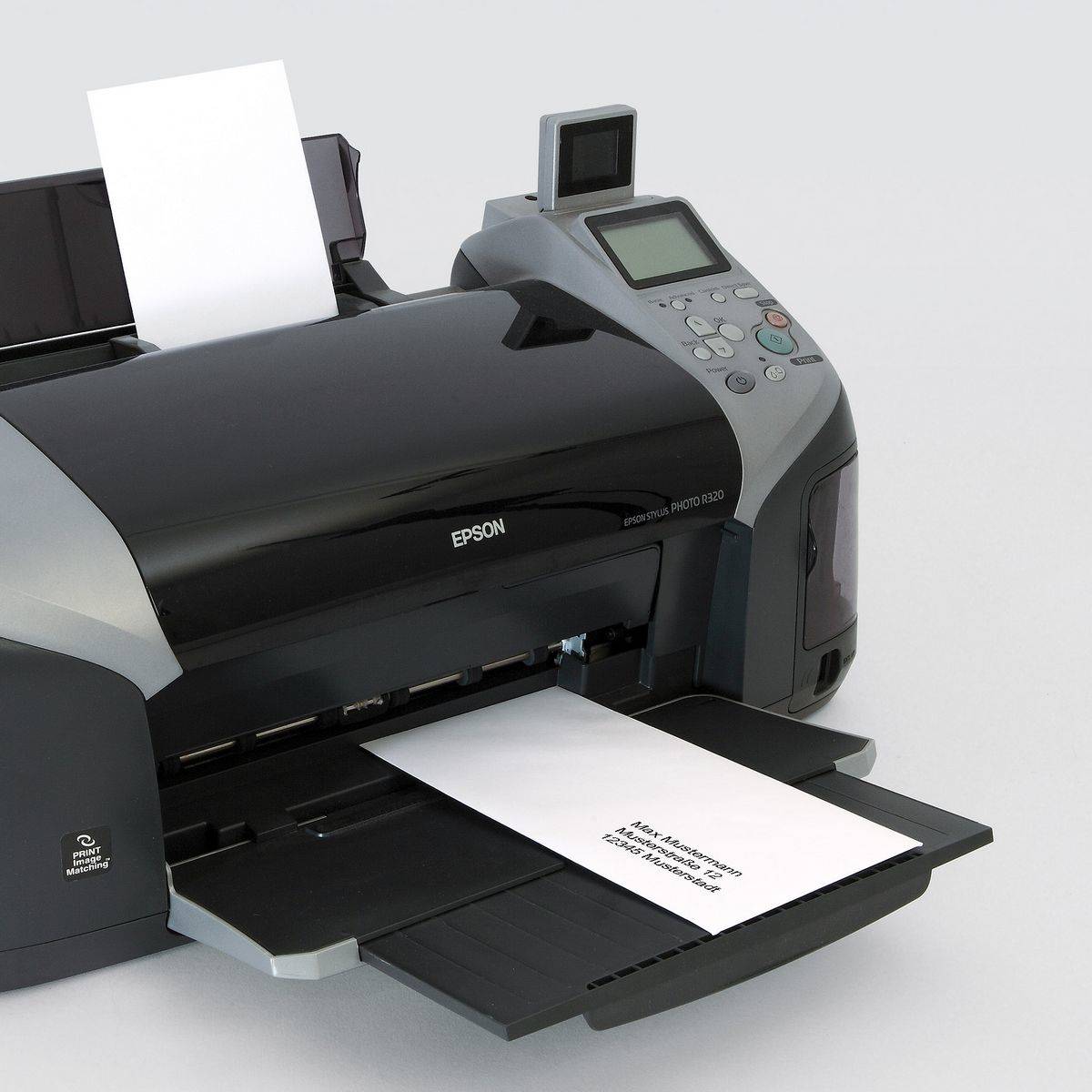 sigel Umschlag DIN lang, 100 g-qm, gummiert, weiß für Inkjet-Laser-Kopierer, Inhalt: 50 Umschläge (DP061)-4