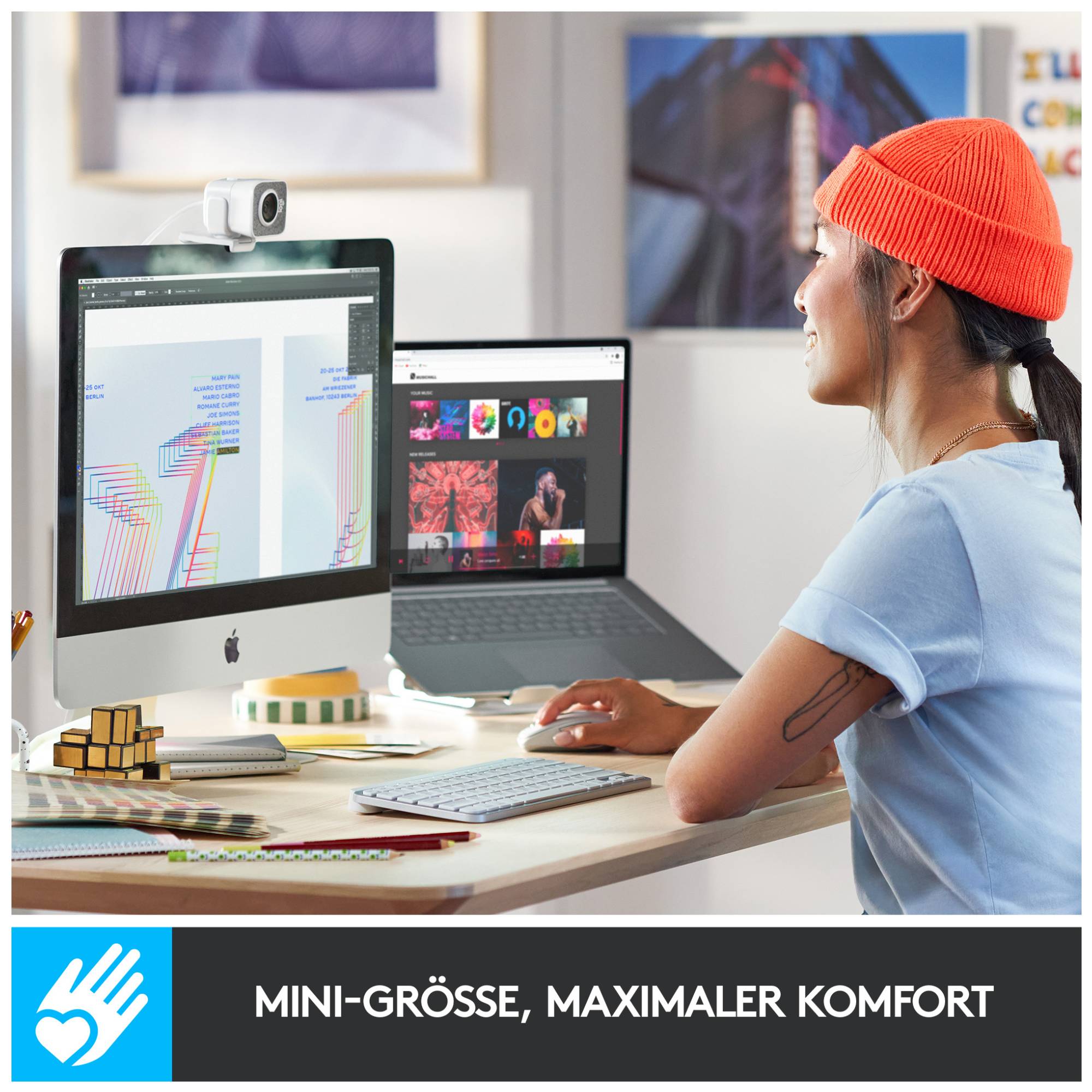 Logitech MX Keys Mini for Mac - Tastatur - hinterleuchtet-1