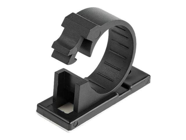 StarTech.com 100 Clip Fermacavi Autoadesivi Nero - Graffette Fermacavo Adesive d-1