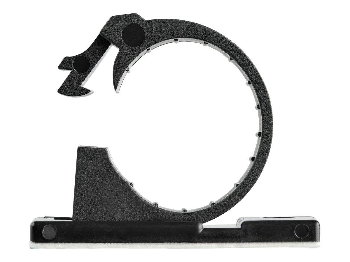 StarTech.com 100 Clip Fermacavi Autoadesivi Nero - Graffette Fermacavo Adesive d-4