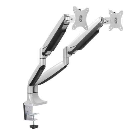 TooQ DB3132TNR-S supporto da tavolo per Tv a schermo piatto 81,3 cm (32") Argento Scrivania-0