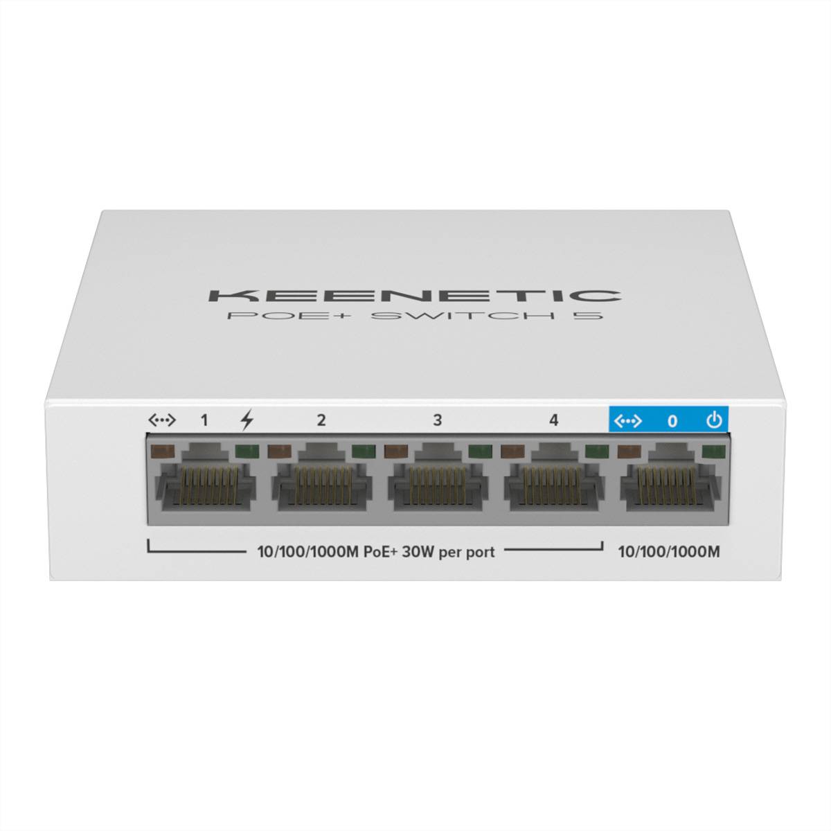 Interruttore POE+ Keenetic 5 KN-4610-01-EU Interruttore PoE+ 4 porte + 1 uplink-2