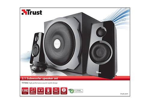 Trust Tytan 60 W Nero 2.1 canali 19019-4