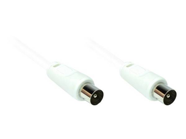 Good Connections cavo antenna 3m guaina filtro corrente >95dB St./Bu. bianco