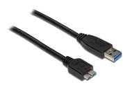 Good Connections - USB 3.0 Anschlusskabel - USB Typ A (M) - micro USB Typ B (M) - 3.0 m - Schwarz