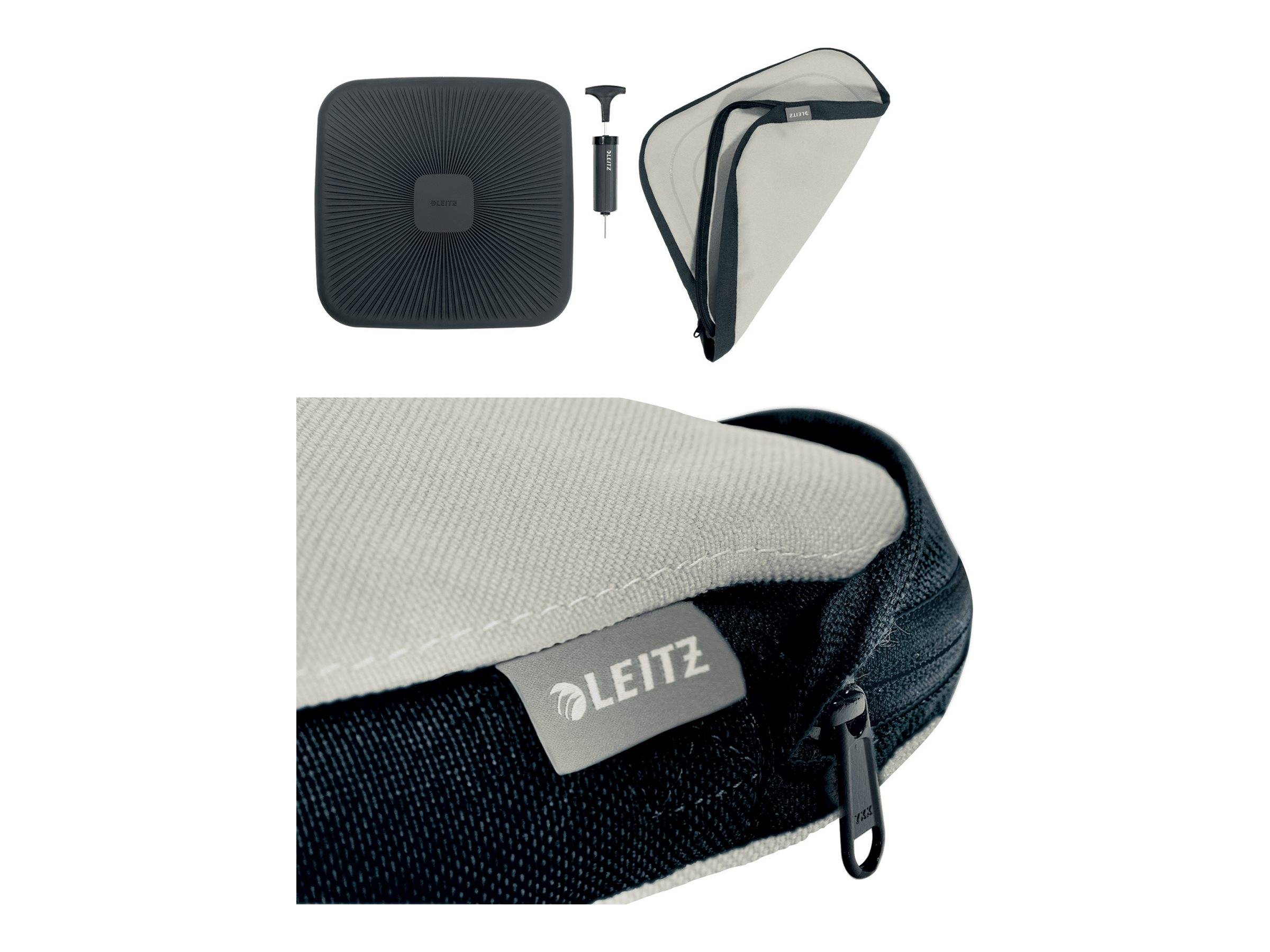 Leitz 65400085 federa per cuscino Grigio (Leitz Active Wobble Cushion with Light Grey Cover)-1