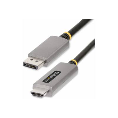 StarTech.com 133DISPLAYPORTHDMI21 cavo e adattatore video Nero, Argento-0