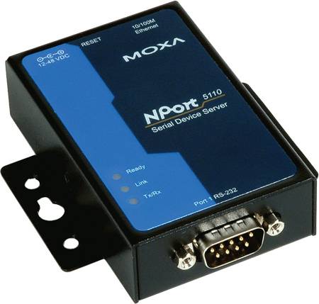 Moxa NPort 5110 Device server 1 Anschluss Ethernet, Fast Ethernet, RS-232 extern (Nport-5110)-1