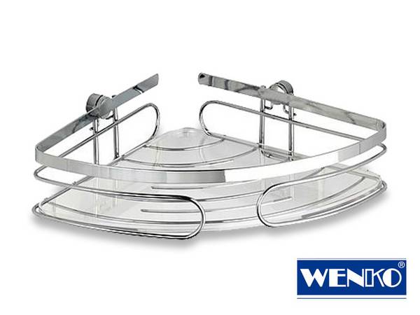 Mensola Angolare Per Bagno Premium - Acciaio Inox, Venko