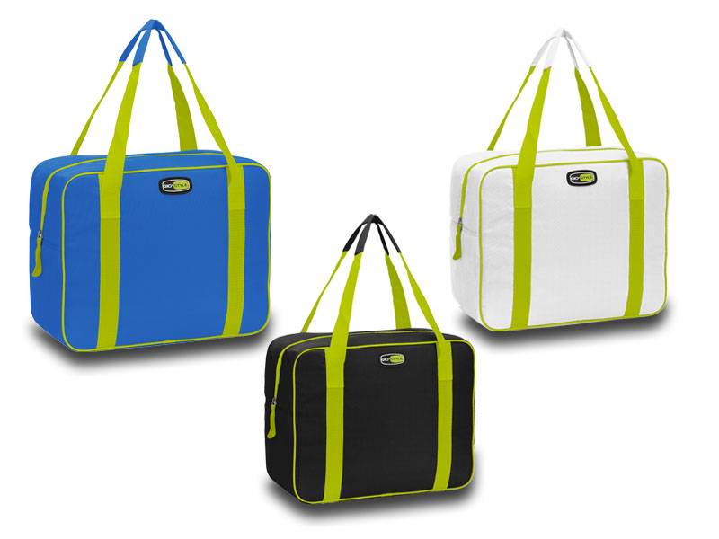 Evo Medium Color - Borsa Termica Nero Da 20lt, Campeggio, Spiaggia, Picnic-0
