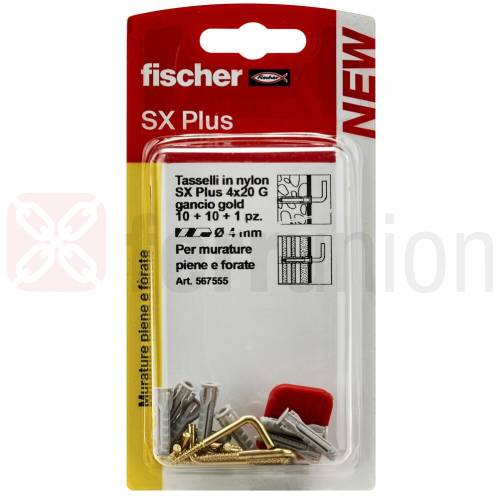 TASSELLO FISCHER BLISTER (10pz) SX PLUS4 G-K-0
