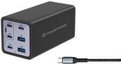 Conceptronic Ladegerät 4Port 200W 4xUSB-C 2xUSB-A+3-in-1 sw (OZUL06BE)-2
