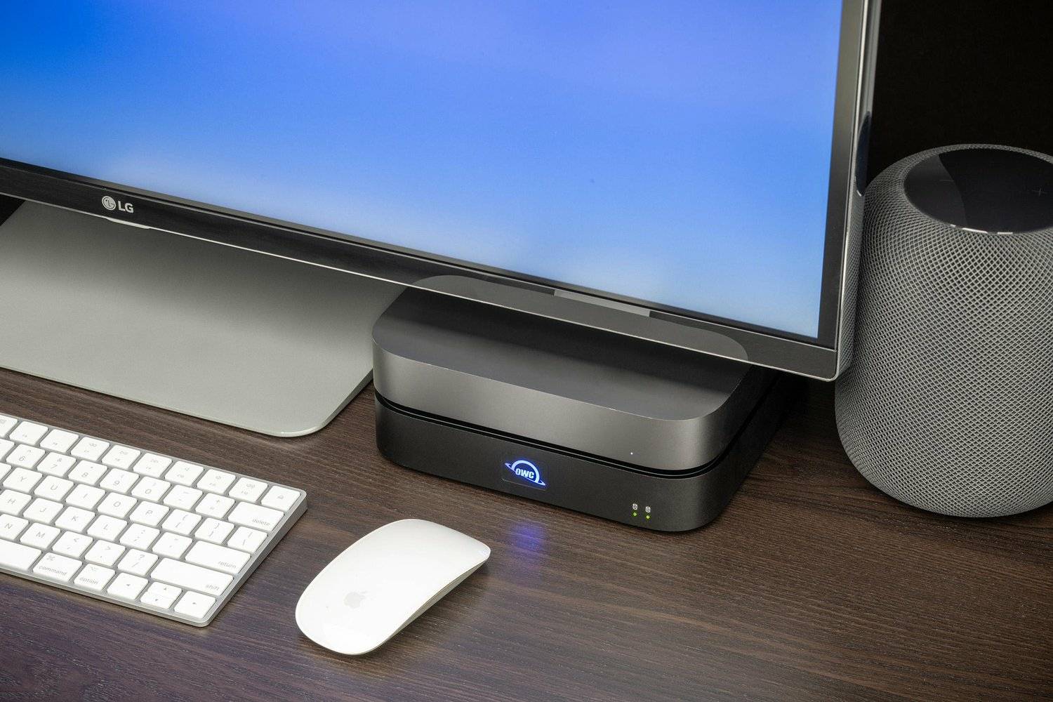 Contenitore di archiviazione impilabile OWC miniStack STX con Thunderbolt Hub Xpansion-1