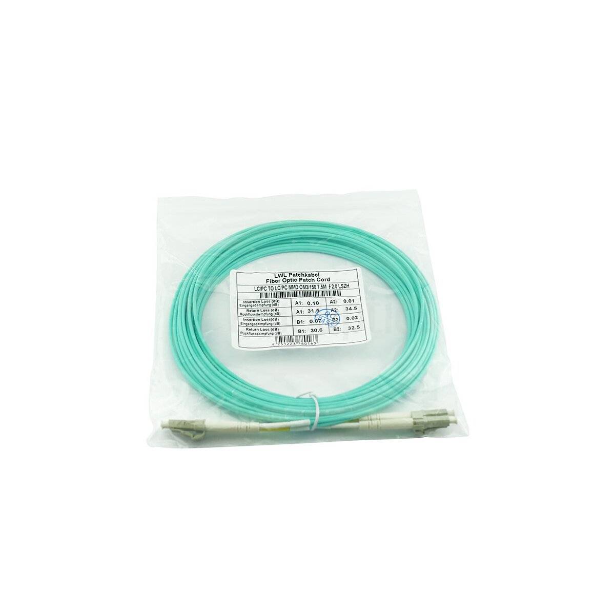 Kompatibles NetApp X66250-10 BlueOptics Duplex LWL Patchkabel, LC-UPC/LC-UPC beige, 10 Meter, Multimode, G50/125µm OM3,-3