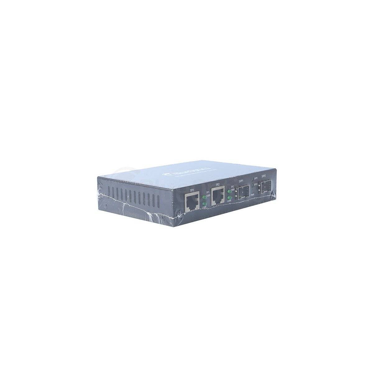 BlueOptics BLMC003 Netzwerk Medienkonverter 1000 Mbit/s Einzelmodus Schwarz (BLMC003)-4