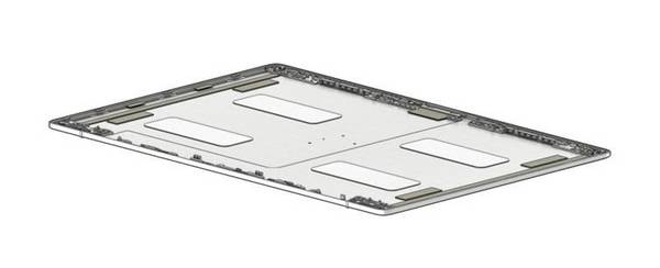 HP LCD BACKCOVER W ANTENNA DUAL M (M35755-001)
