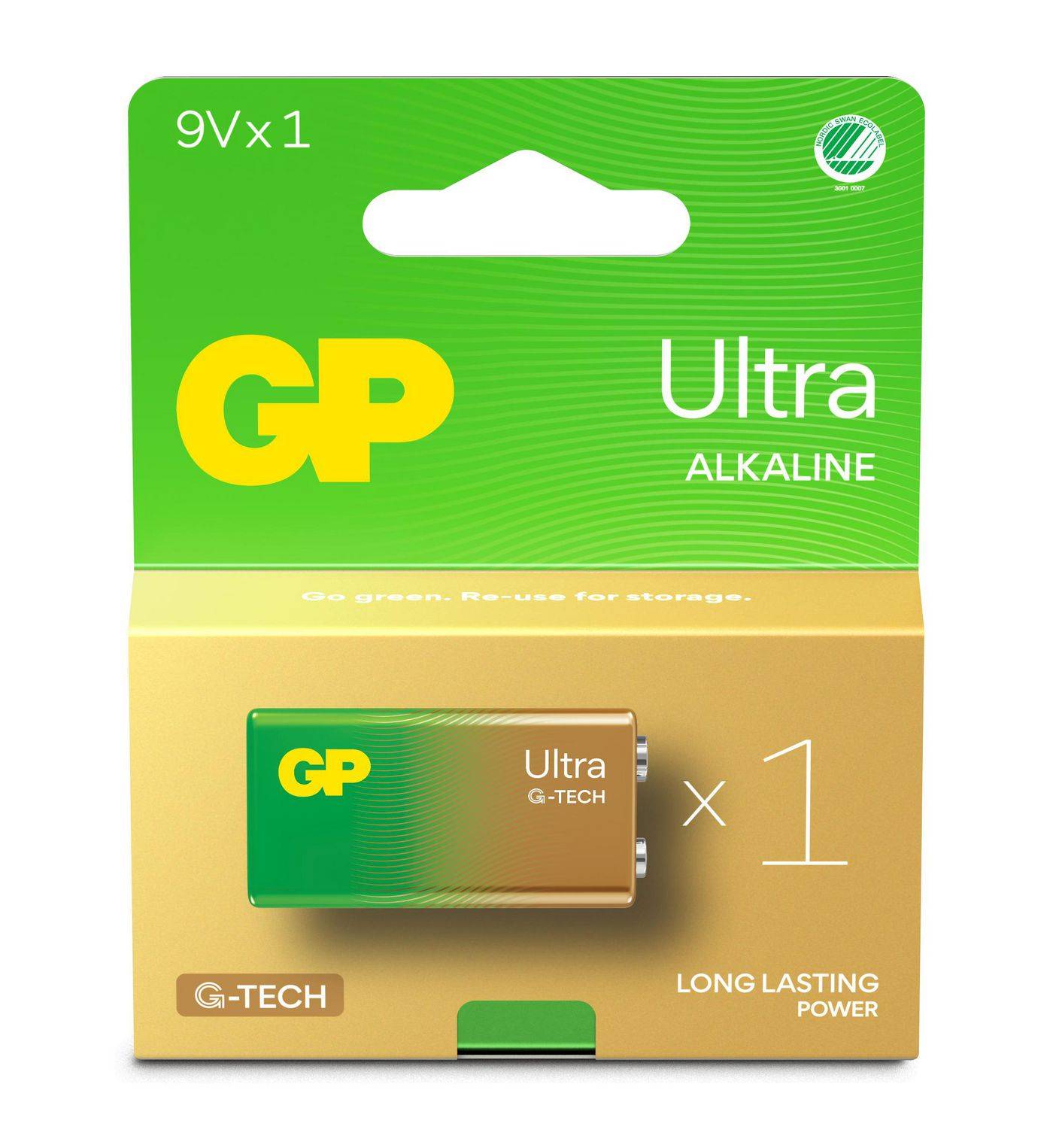 GP 1604AU-U1 A21 / 6LF22 / 9V Ultra Battery-0