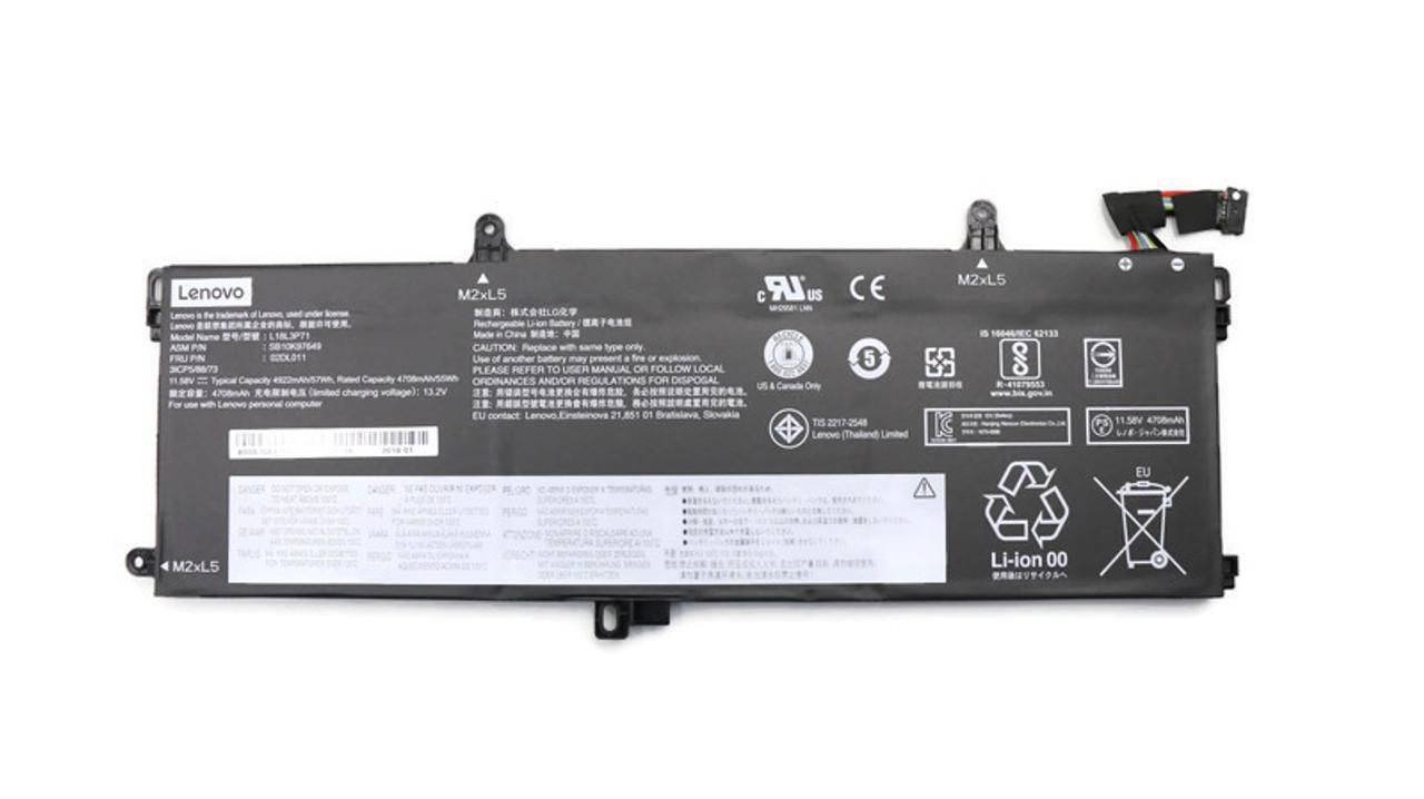 Lenovo 5B10W13914 ricambio per laptop Batteria (57Wh lithium-ion internal - battery for Lenovo ThinkPad - Warranty: 3M)-0