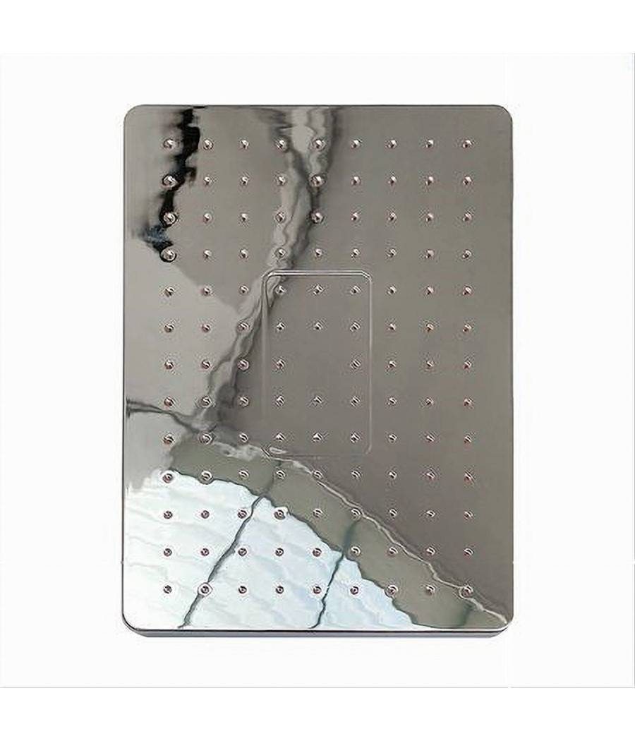 Soffione Per Doccia Bagno Ugelli Fori Effetto Pioggia Cromato Miscelatore 59229 --0