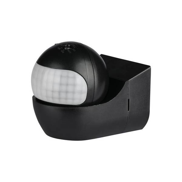 V-TAC Sensore Movimento Infrarossi 180° Orientabile a Plafone Nero (Max 400W) IP44