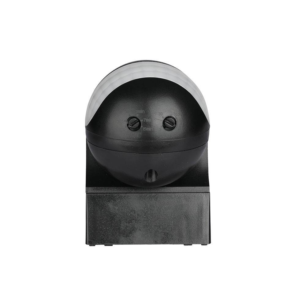 V-TAC Sensore Movimento Infrarossi 180° Orientabile a Plafone Nero (Max 400W) IP44-3