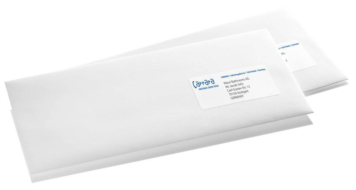 Sigel LA320 Weiß Nicht klebendes Druckeretikett Druckeretikett (LA320)-4