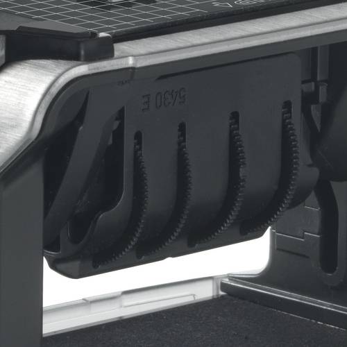 trodat Datumstempel Professional 4.0 5030 Gehäuse: gebürsteter Edelstahl, Farbe Griffkappe: schwarz - 1 Stück (5030PR4)-2
