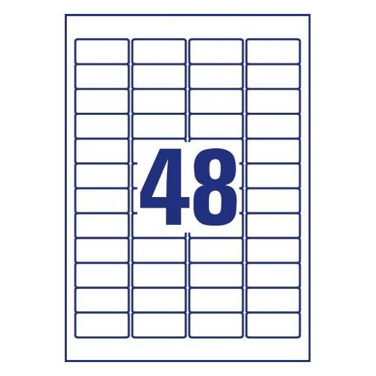 Etichette resistenti alle intemperie AVERY Zweckform 45,7 x 21,2 mm bianche-2