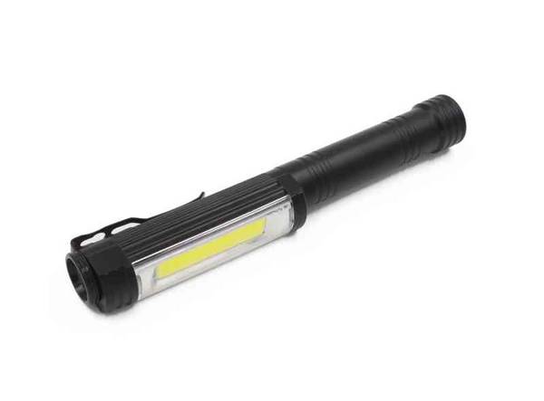 TORCIA NERO CALAMITO LED CON BATTERIE