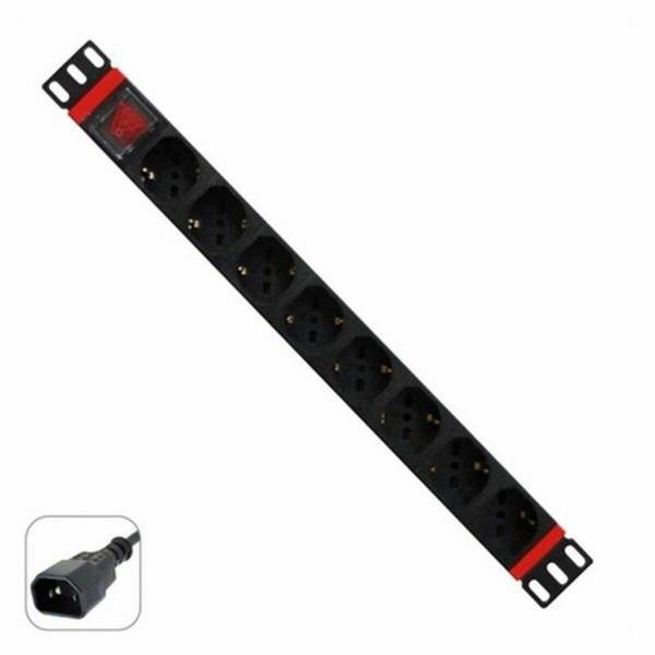 MULTIPRESA 1U 8 PRESE UNIVERSALI WPN-PDU-C01-08
