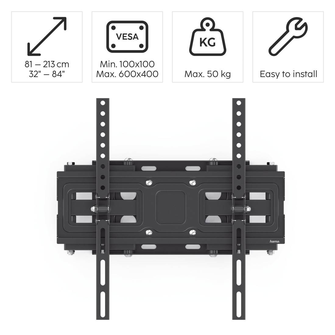 HAMA 220831 220831 TV-Wandhalterung (00220831)-1
