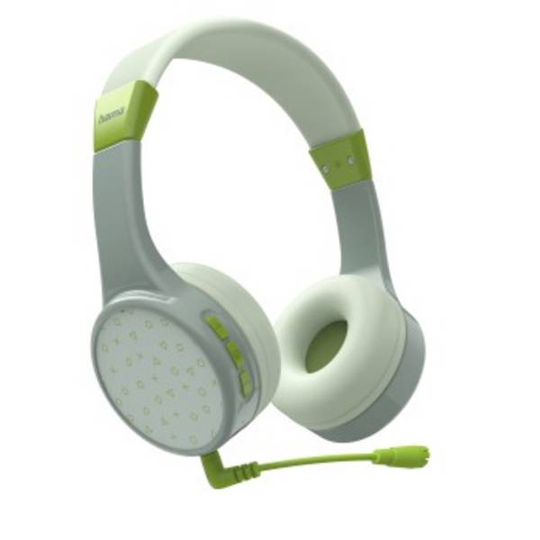 Hama   Cuffie On Ear Bluetooth Stereo Verde  headset con microfono, regolazione del volume Bambini