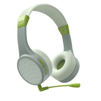 Hama Cuffie On Ear Bluetooth Stereo Verde headset con microfono, regolazione del volume Bambini-0