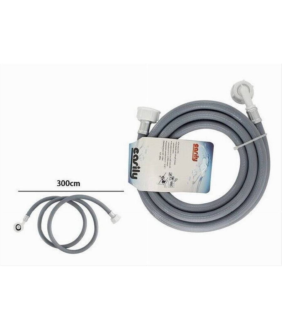 Tubo Scarico Carico Per Lavatrice Lavastoviglie Con Curva Raccordo Pipa 3mt 59052 --1