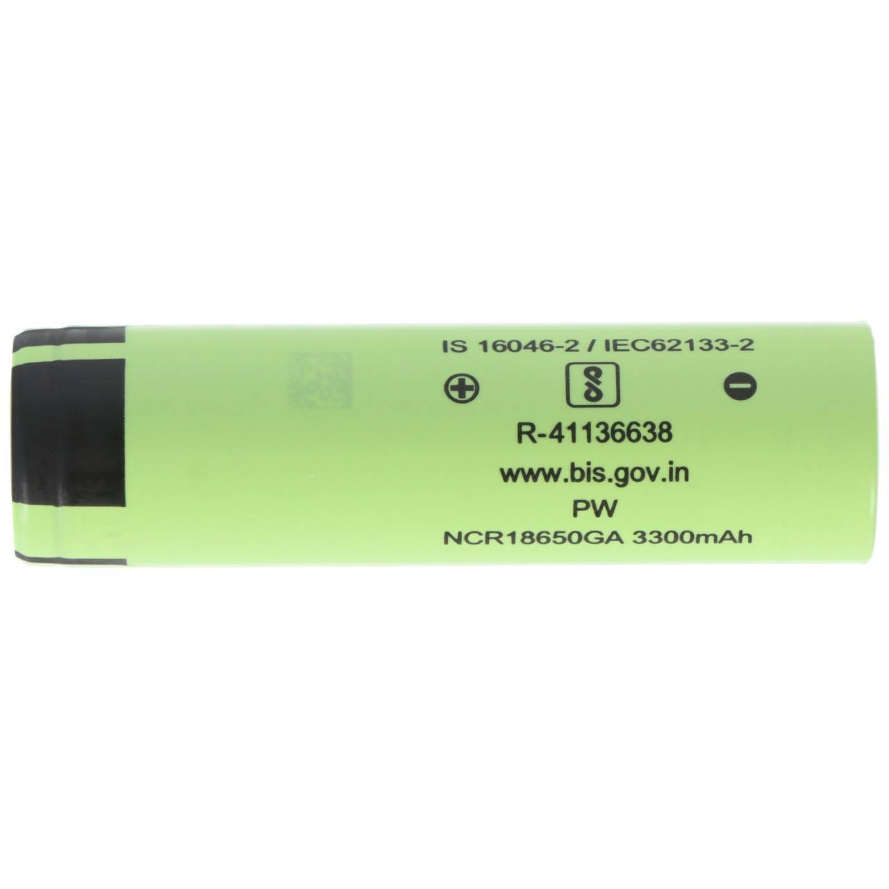 Panasonic NCR18650GA 3.6V - 3.7V 3300mAh polo positivo piatto 65.3x18.3mm-3