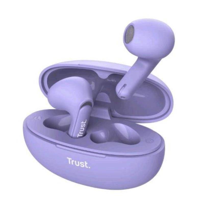 Trust Yavi Auricolare True Wireless Stereo (TWS) In-ear Musica e Chiamate USB tipo-C Bluetooth Viola-0
