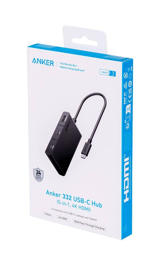 • 5-in-1 USB-C Mini Dock-/ Hub • HDMI - 4K Support • 100W Power Delivery-3