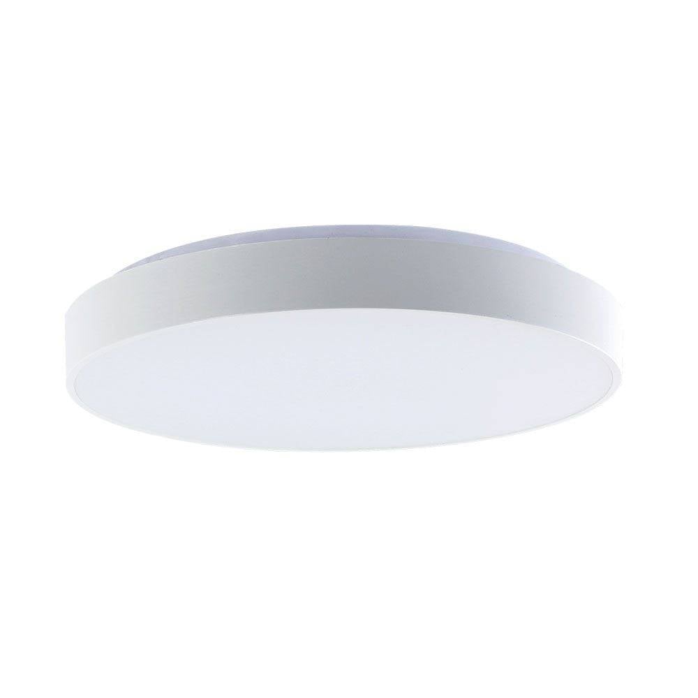 V-TAC Plafoniera LED 40W Rotonda Telecomando CCT 3in1 Bianco D395mm Dimmerabile Elegante-1