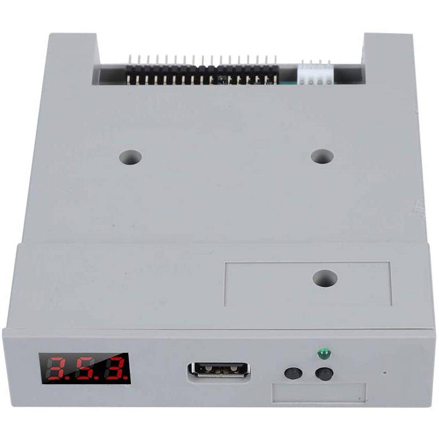 CoreParts MS-SFR1M44-U100 lettore di disco ottico Interno Grigio (3.5 1.44MB USB SSD Floppy - Drive Emulator Gray - Warr-0