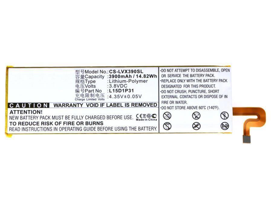 CoreParts MBXTAB-BA059 ricambio e accessorio per tablet Batteria (Battery 14.82Wh Li-Pol 3.8V - 3900mAh Black for Lenovo-0