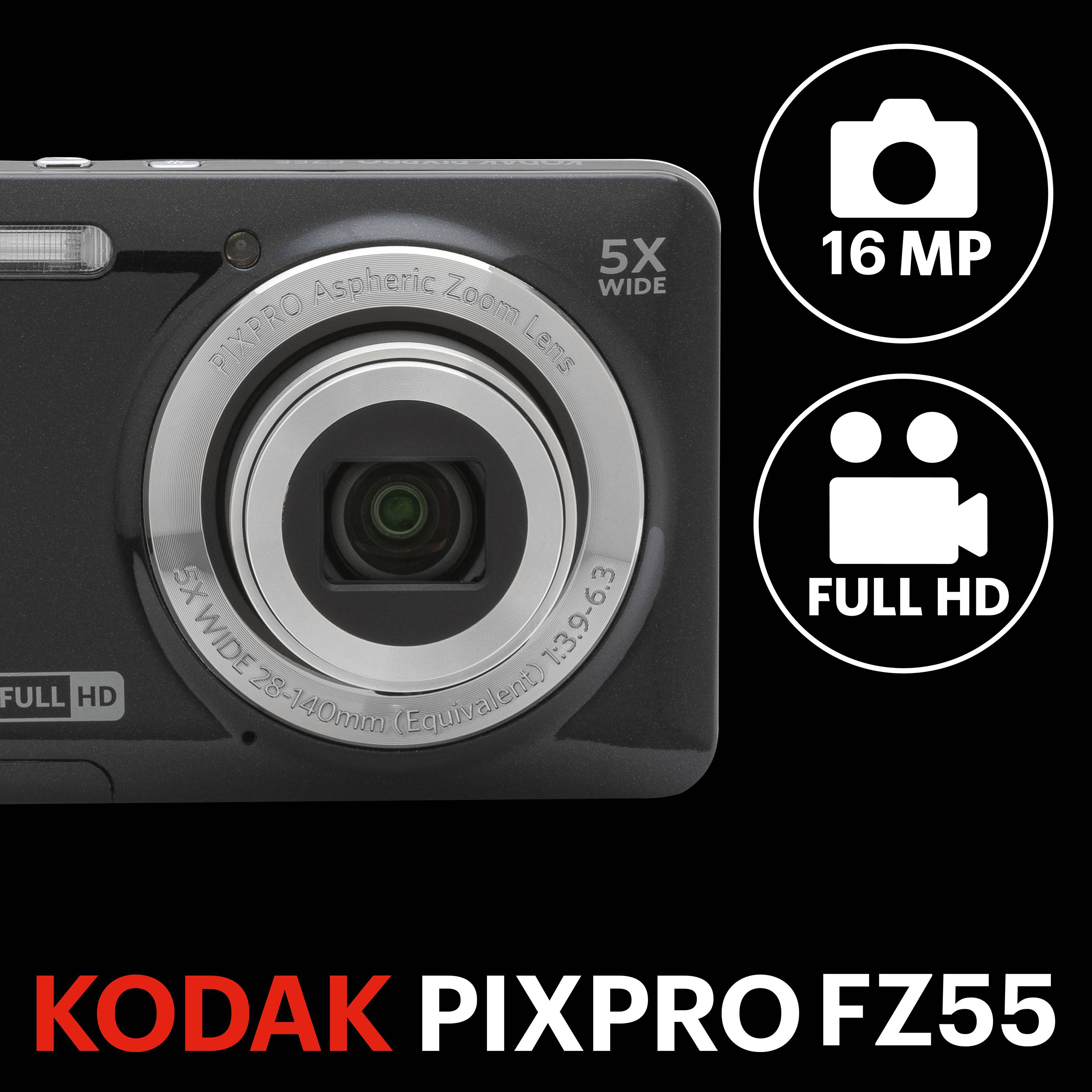 KODAK PIXPRO FZ45BK FZ45 2.3 Pollici Fotocamera compatta 16 MP CMOS 4608 x 3456 Pixel Nera-1