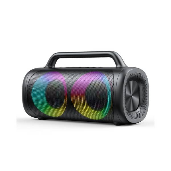 Altoparlante Bluetooth wireless 5.1 con illuminazione LED nera