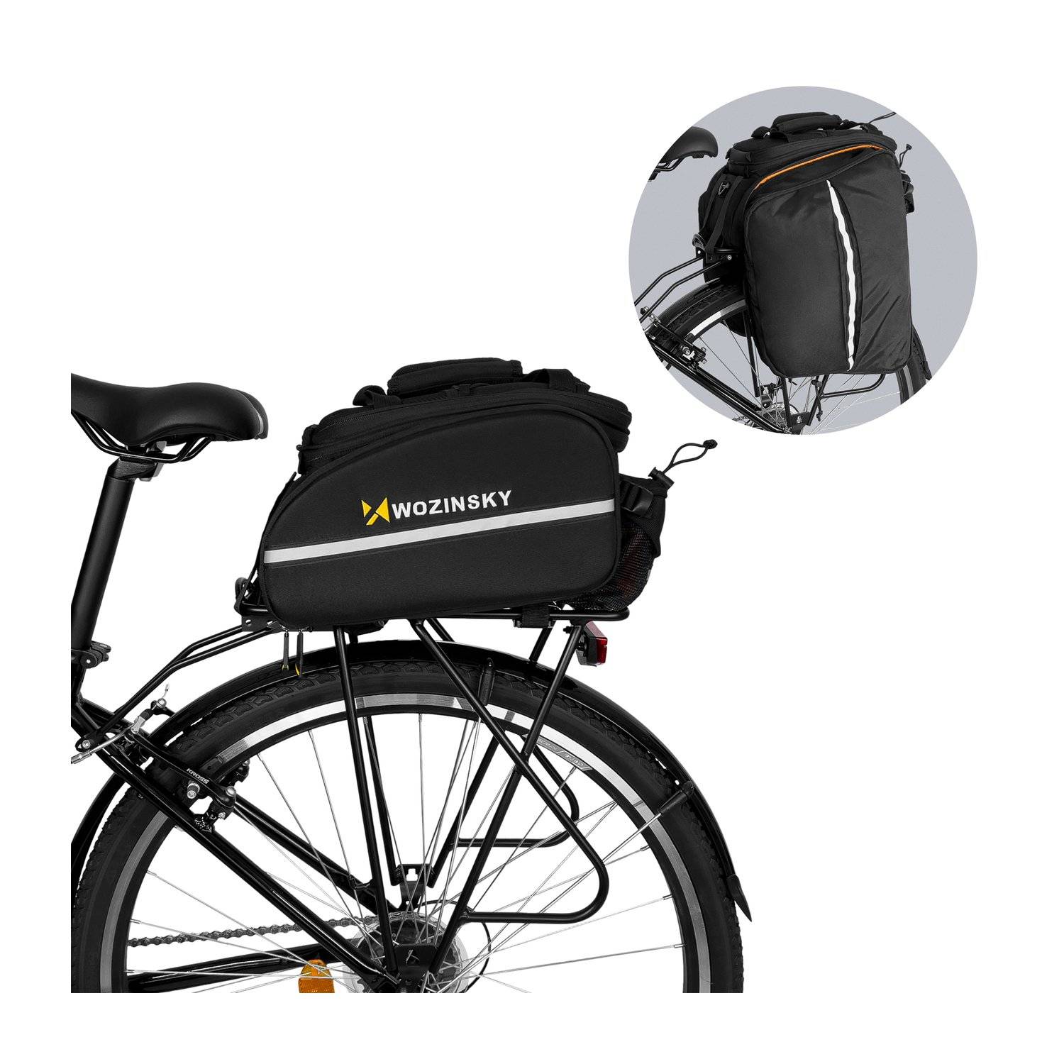 Borsa portapacchi per bicicletta, borsa da viaggio impermeabile per bicicletta, mountain bike, ebike, MTB, 35 L-0