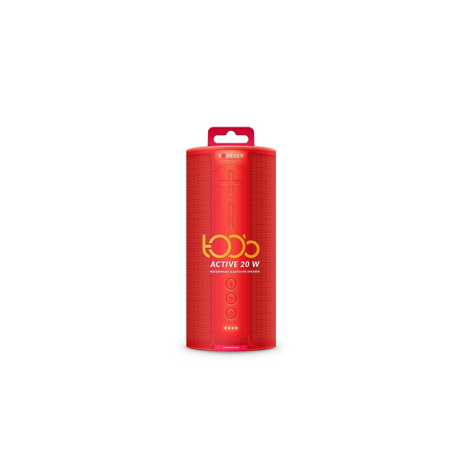 Altoparlante Bluetooth portatile Toob 20 da 20 W, batteria da 4000 mAh, scatola wireless IPX7 impermeabile in rosso-1