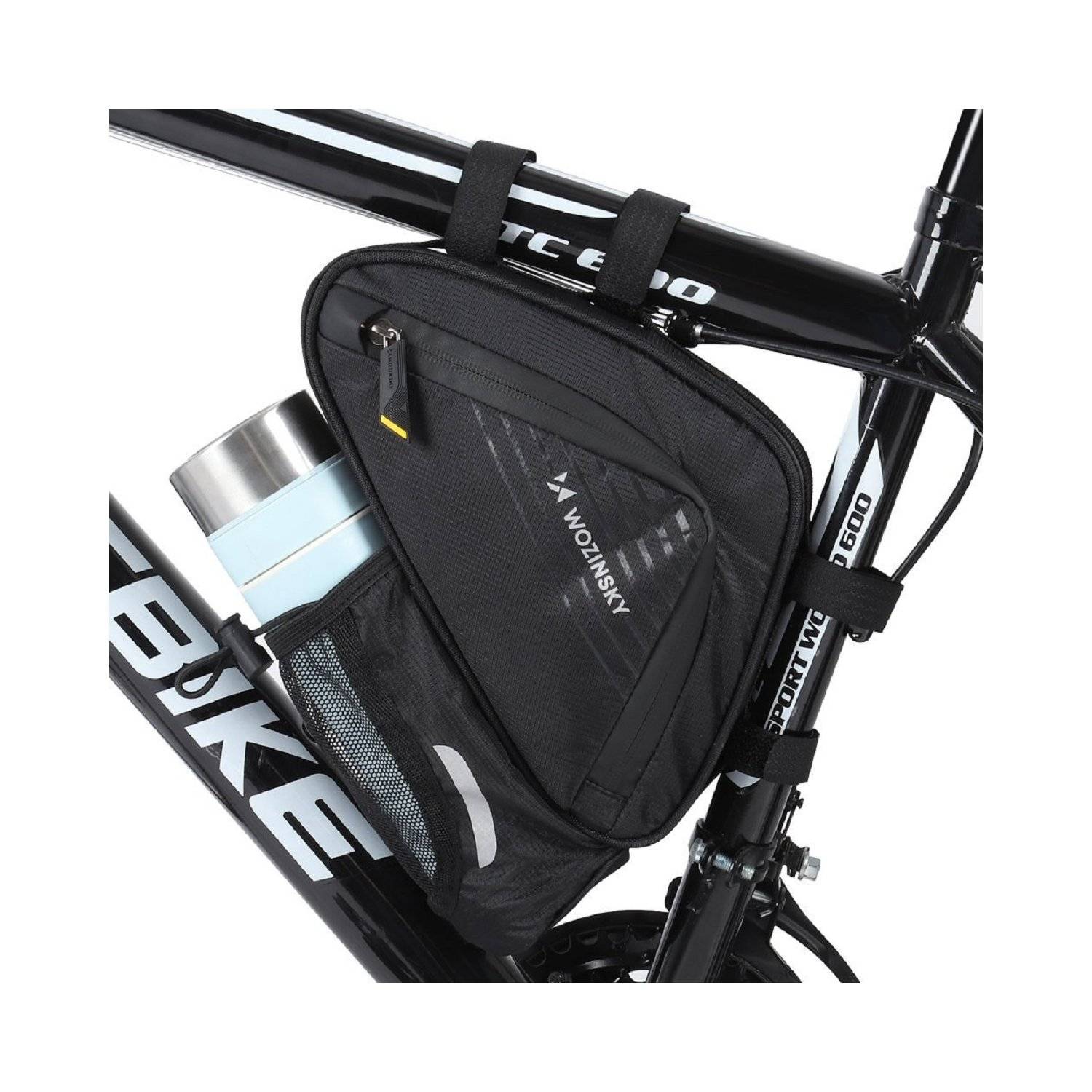 Borsa da bicicletta 1,5 l sotto il telaio nera (WBB23BK)-0